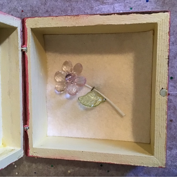 Wood Painted Trinket Box - Picture 9 of 10